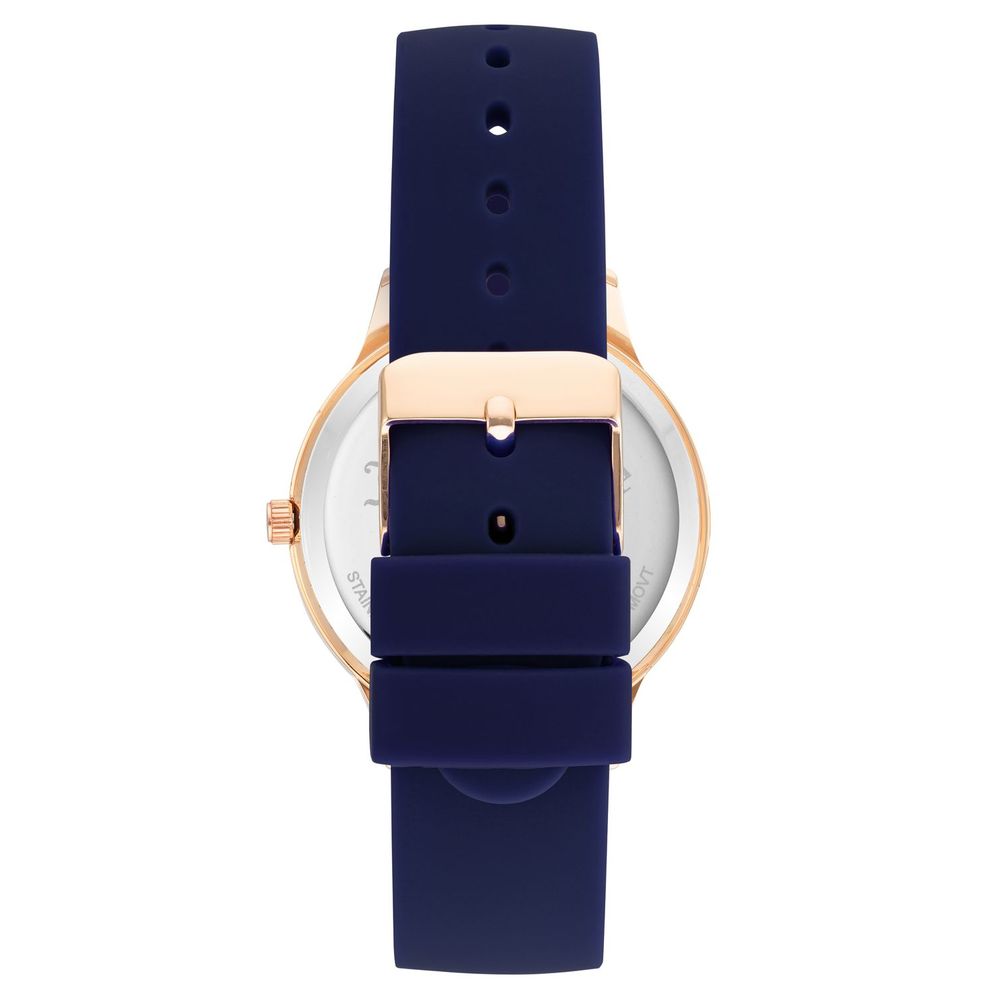 Juicy Couture Women’s Watch, Blue Dial, Blue Silicone Strap