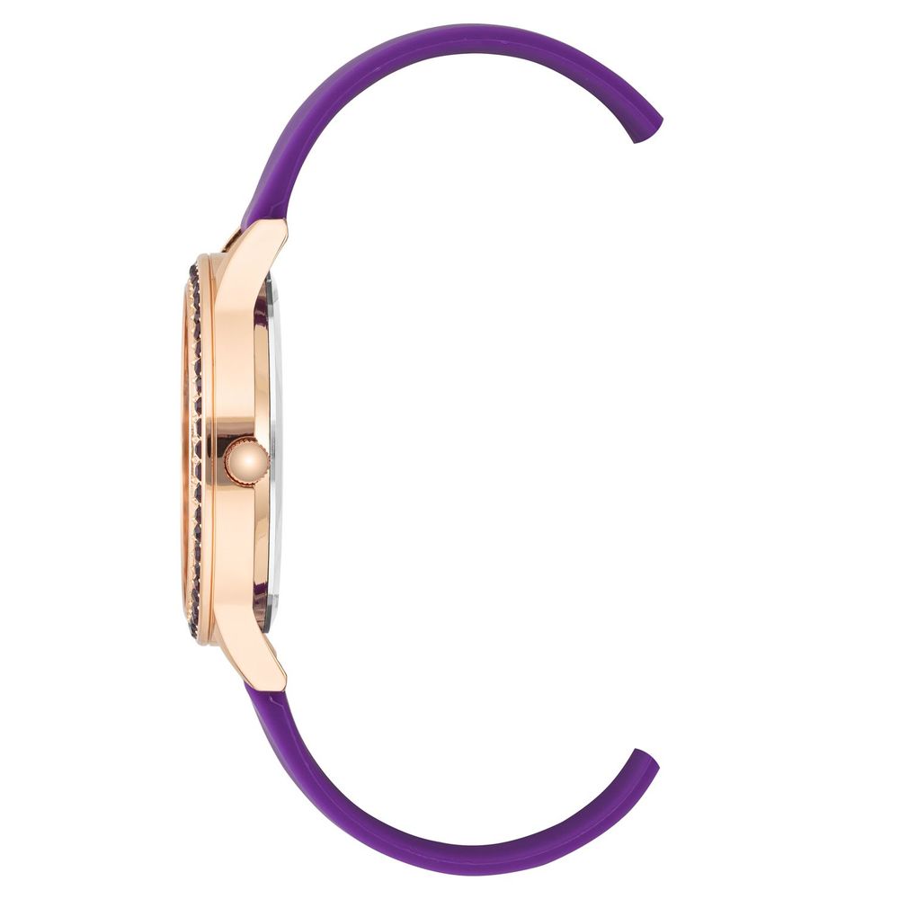 Juicy Couture Women’s Watch, Lilac Dial, Lilac Silicone Strap