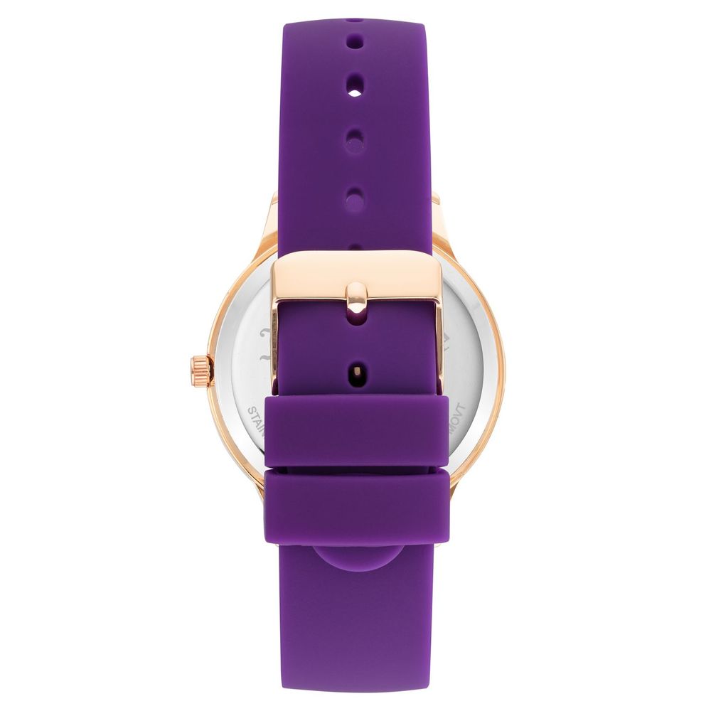 Juicy Couture Women’s Watch, Lilac Dial, Lilac Silicone Strap
