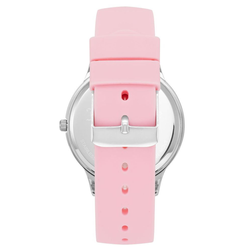 Juicy Couture Women’s Watch, Pink Dial, Pink Silicone Strap