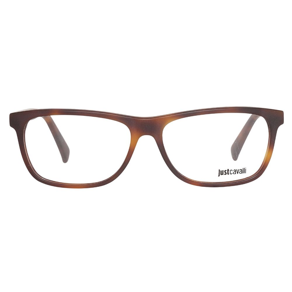 Just Cavalli Brown Plastic Demo Lens Optical Frames