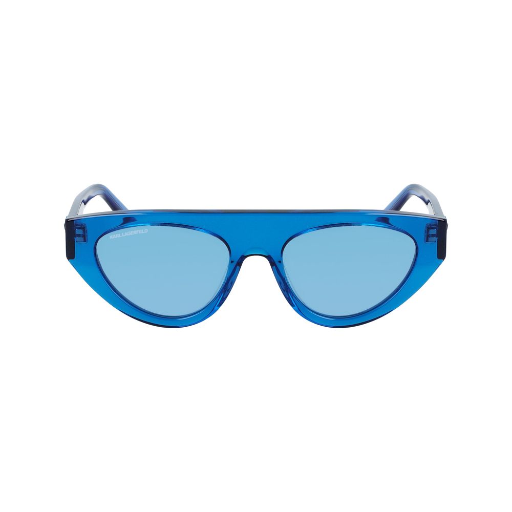 Karl Lagerfeld Women’s Sunglasses – Transparent Blue Acetate Frame