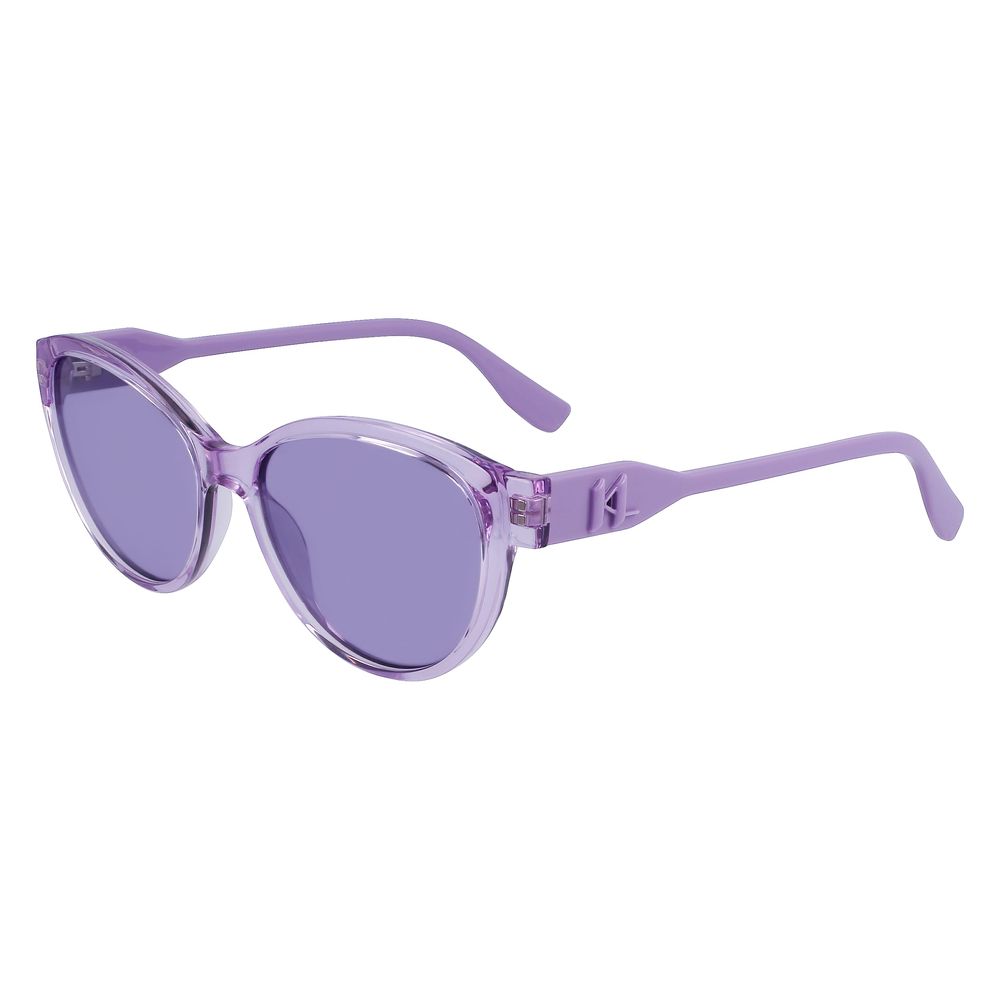 Karl Lagerfeld Women’s Sunglasses – Purple Injected Frame