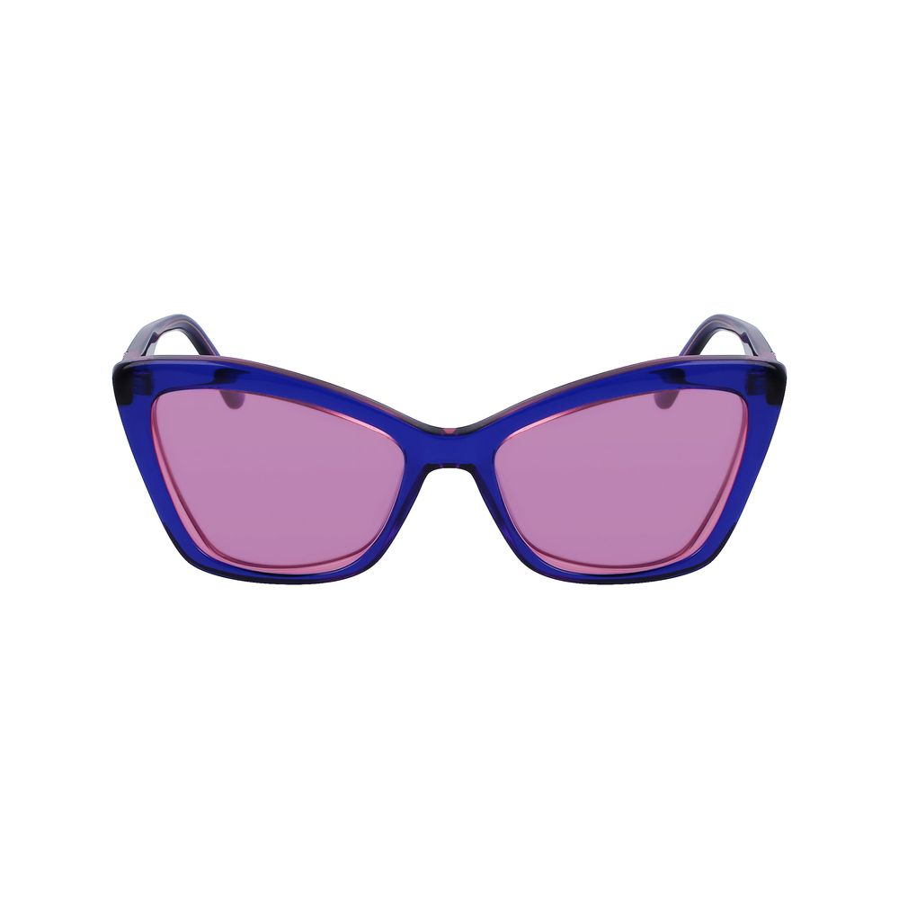 Karl Lagerfeld Women’s Sunglasses – Blue Acetate Frame