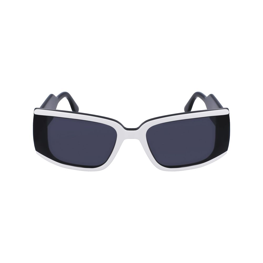 Karl Lagerfeld Unisex Sunglasses – Black Acetate Frame, 64mm