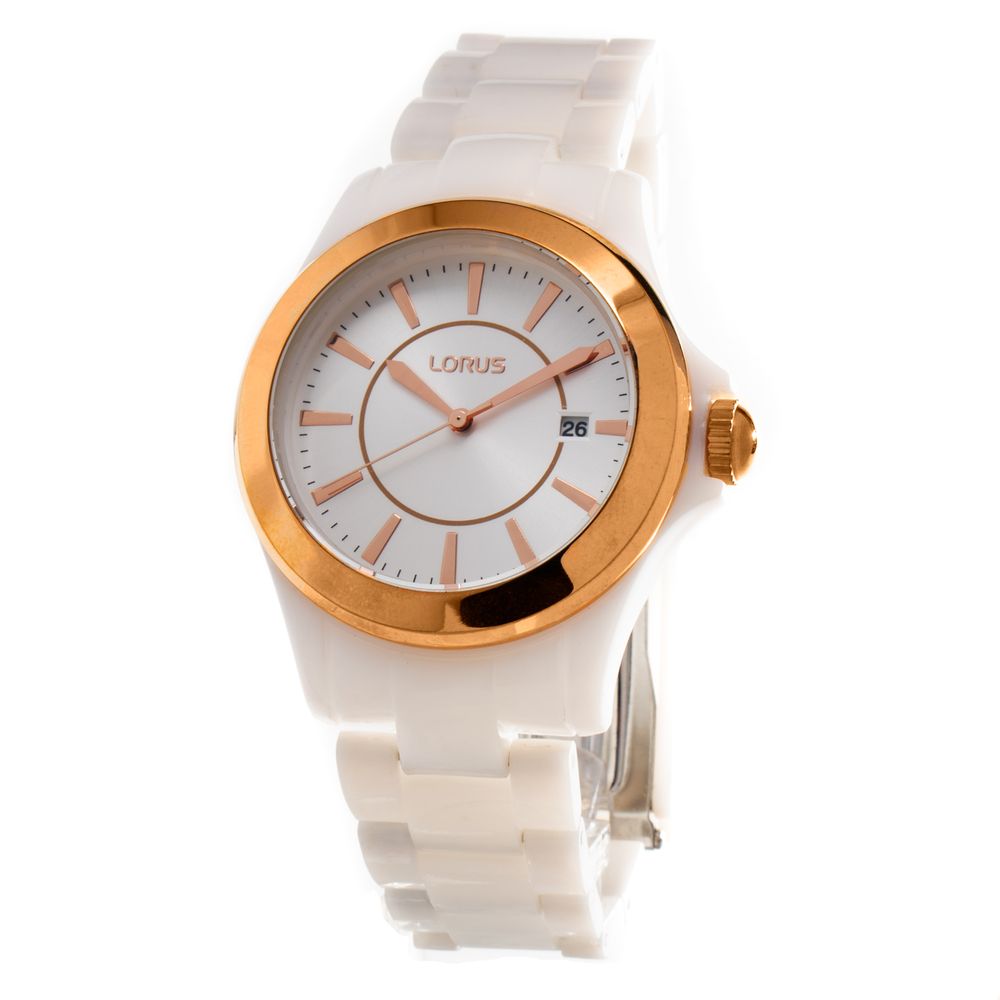 White Plastic Watch - Stylish and Lightweight Timepiece