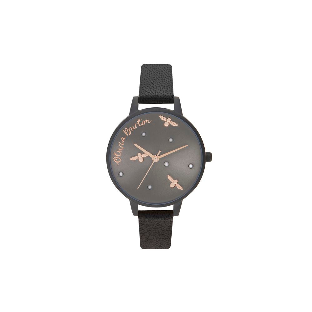 - Black Leather Watch