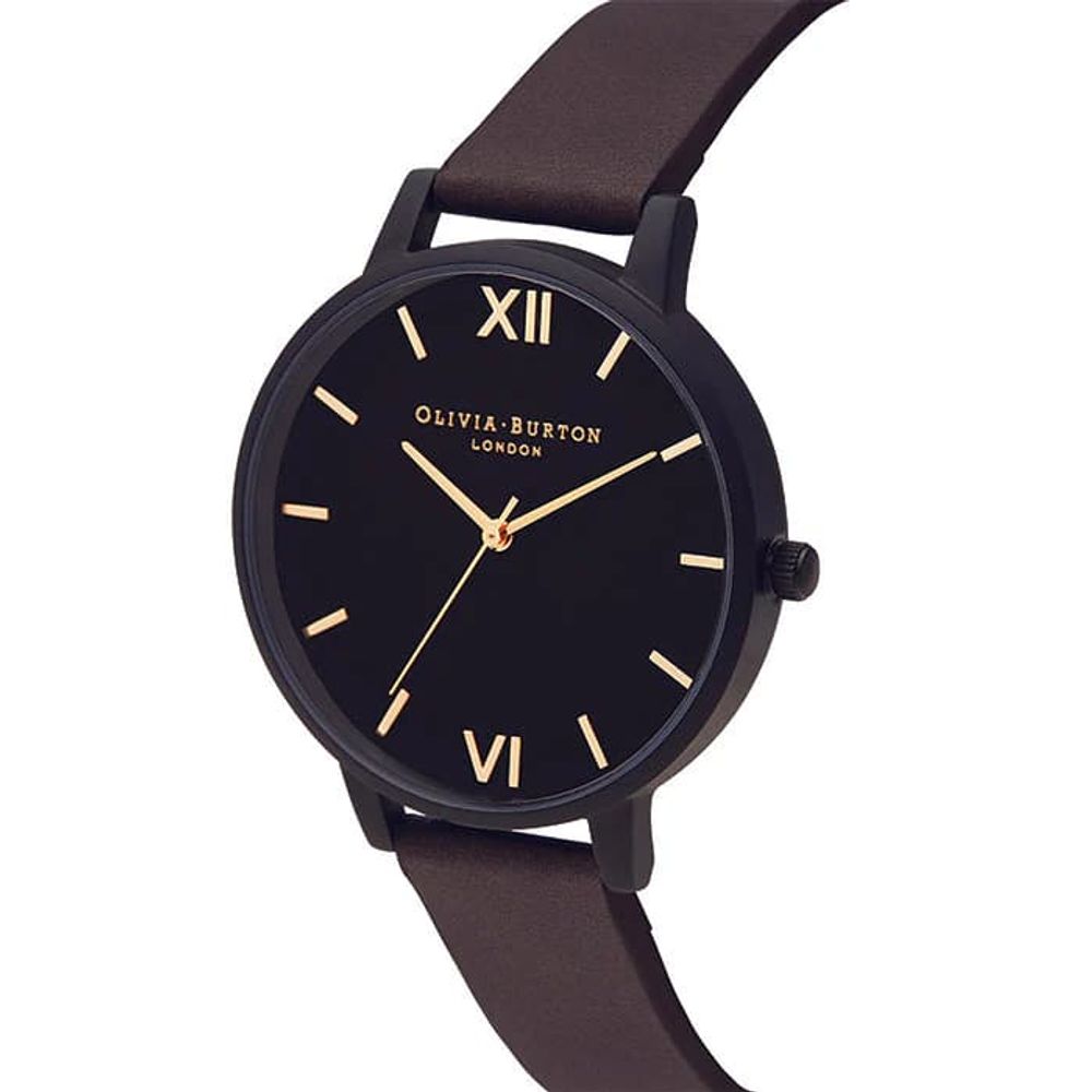 - Black Synthetic Leather Watch