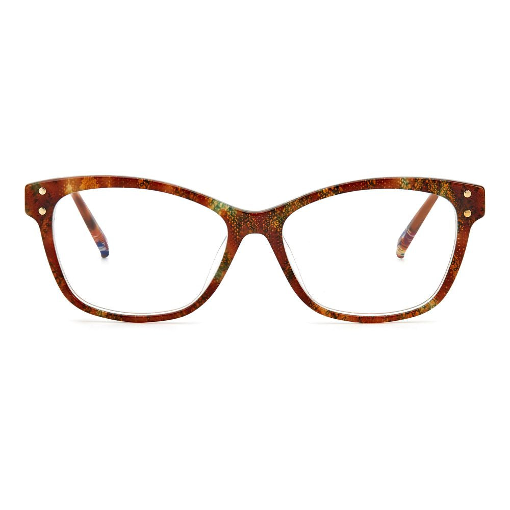 Missoni Acetate Bicolor Square Full-Rim Frame Optical Glasses