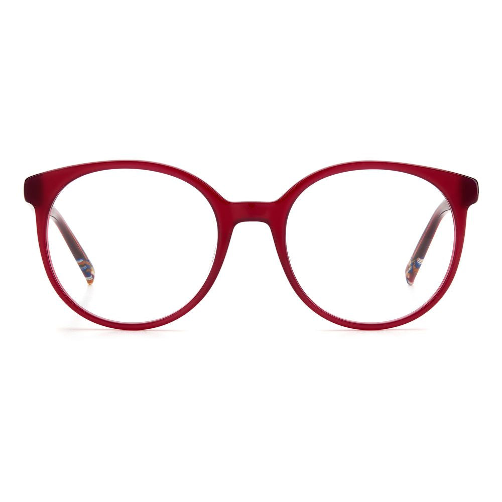 Missoni Red Acetate Frames: Bold Elegance in Eyewear