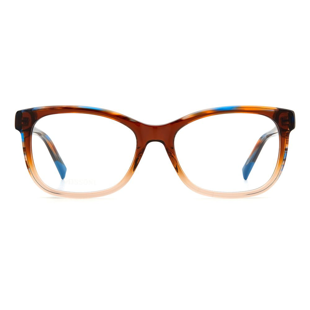 Missoni Women's Brown Acetate Frames – Square Full-Rim Style