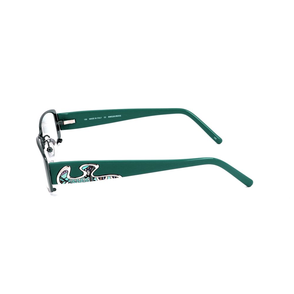 Emilio Pucci Aquamarine Metal Optical Glasses – 52mm