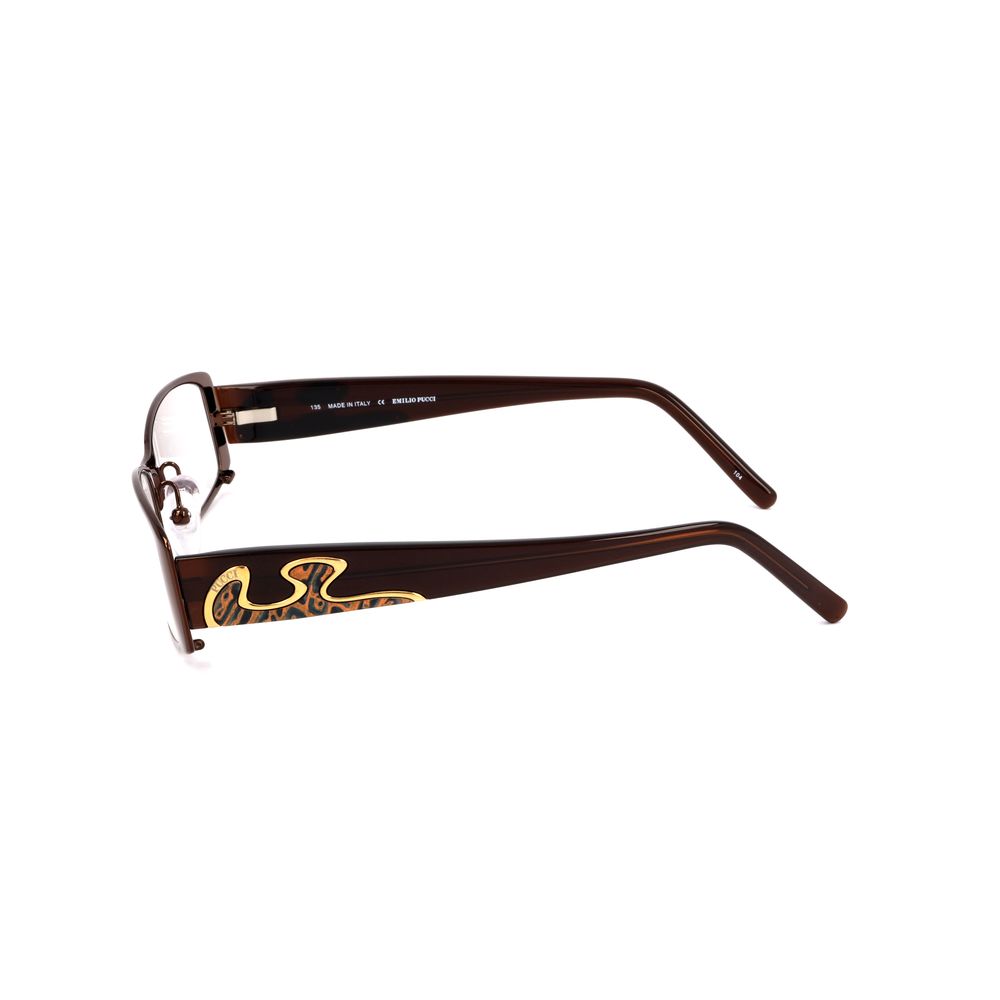 Emilio Pucci Hazelnut Metal Optical Glasses – 52mm