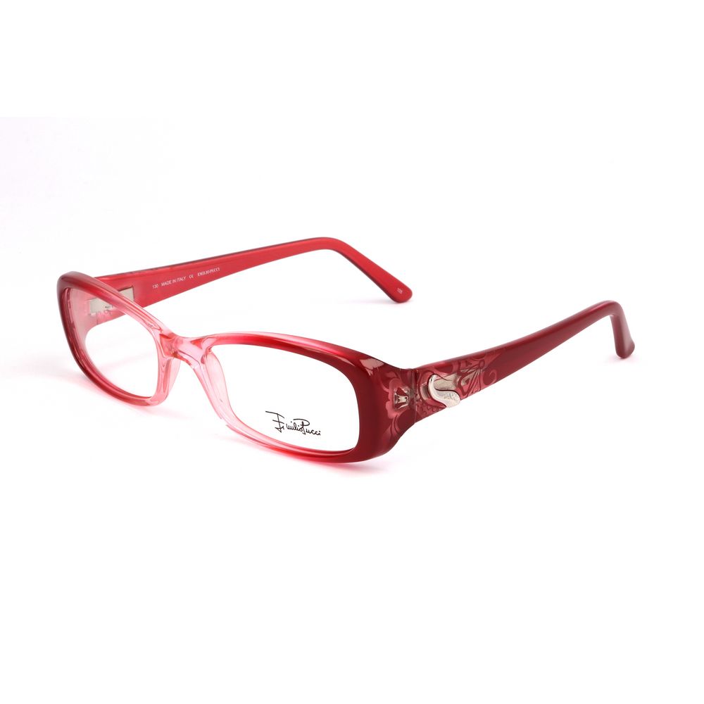 Emilio Pucci Gradient Red Plastic Optical Glasses – 51mm