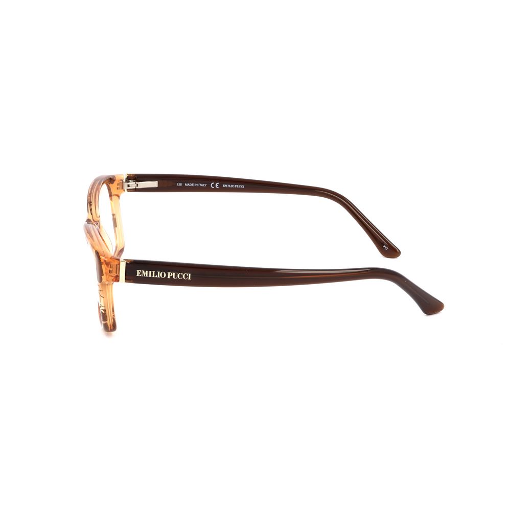 Emilio Pucci Hazelnut Bicolor Plastic Optical Glasses – 53mm