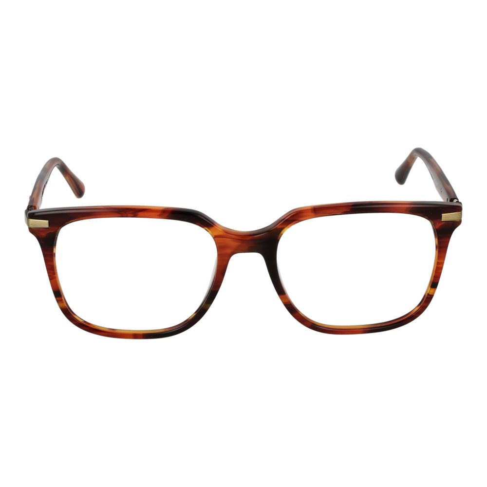 Scotch & Soda Brown Men’s Optical Glasses – Square Full-Rim Frame, 55mm