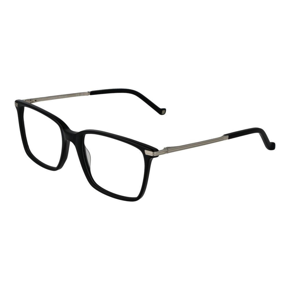Hackett Black Men's Optical Glasses – Square Full-Rim Frame, 56mm
