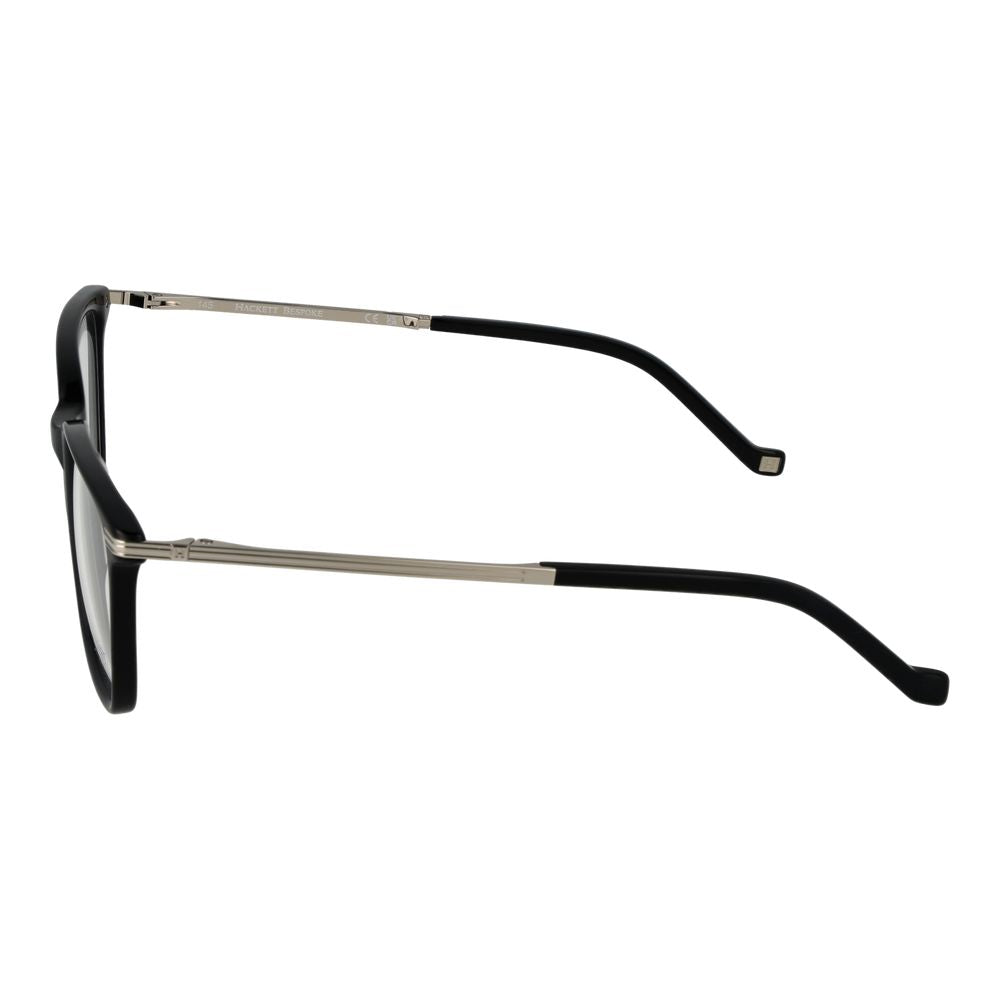 Hackett Black Men's Optical Glasses – Square Full-Rim Frame, 56mm