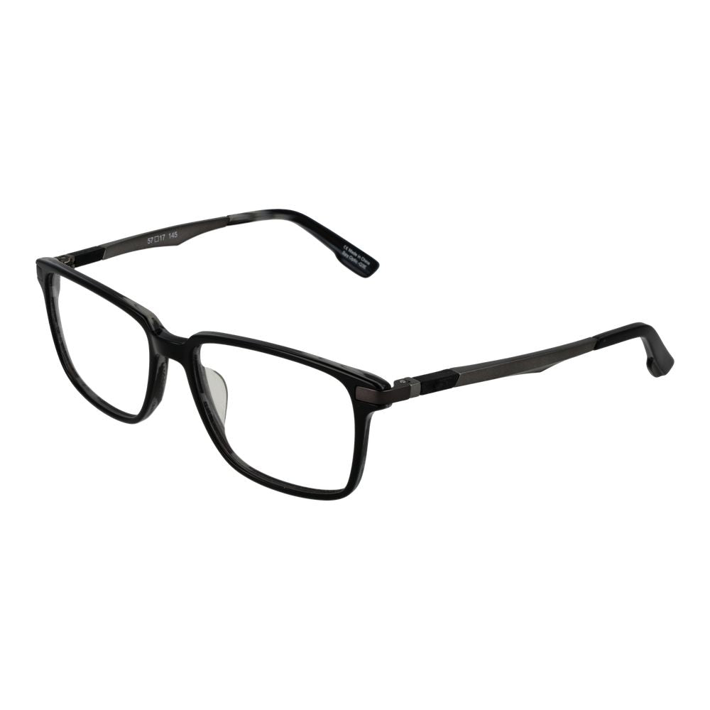 Spy Men's Optical Frames – Black Rectangle Full-Rim, 57mm