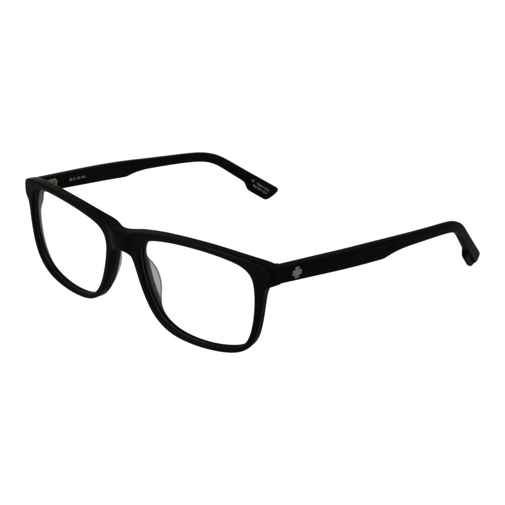 Spy Black Unisex Optical Frames – Rectangle Full-Rim Frame, 55mm