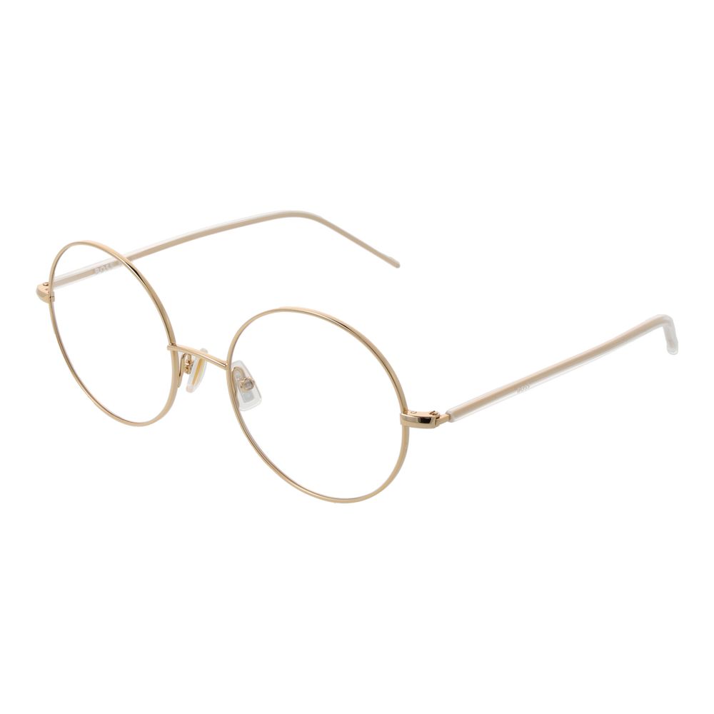 Hugo Boss Gold Women’s Optical Glasses – Round Frame