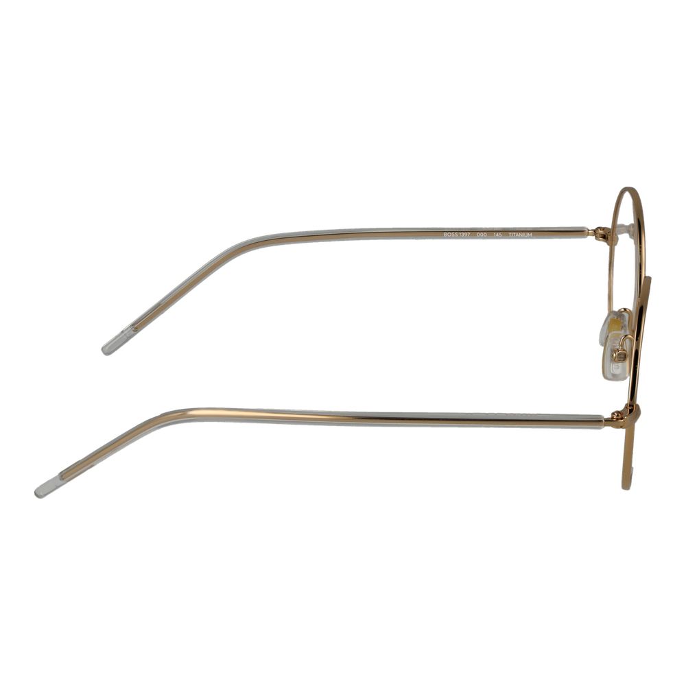 Hugo Boss Gold Women’s Optical Glasses – Round Frame