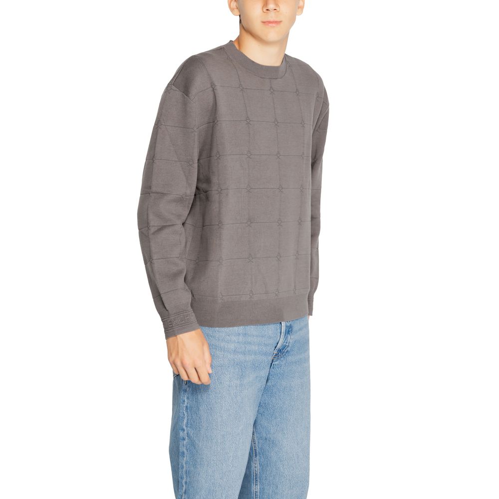 Armani Exchange Gray Cotton Sweatshirt for Men