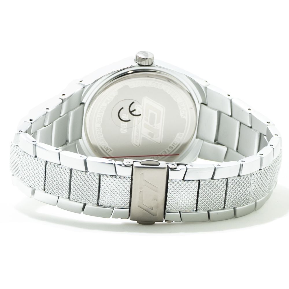 Chronotech Watch, Silent Movement, Grey Aluminium