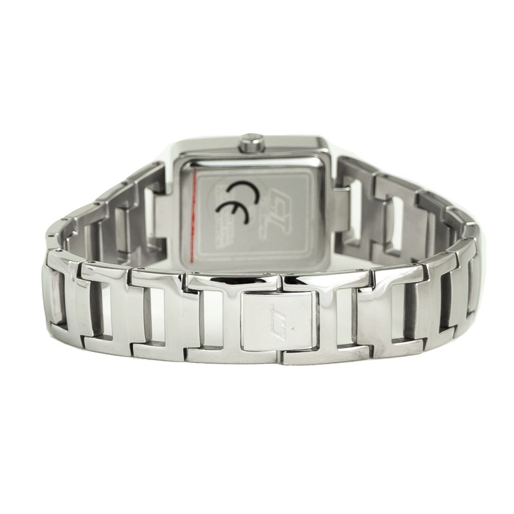 Chronotech Watch, Eye-Catching Blue Dial, Silver Steel Bracelet