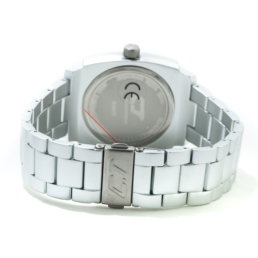 Chronotech Unisex Watch, Sleek Analog Dial, Silver Aluminium Bracelet
