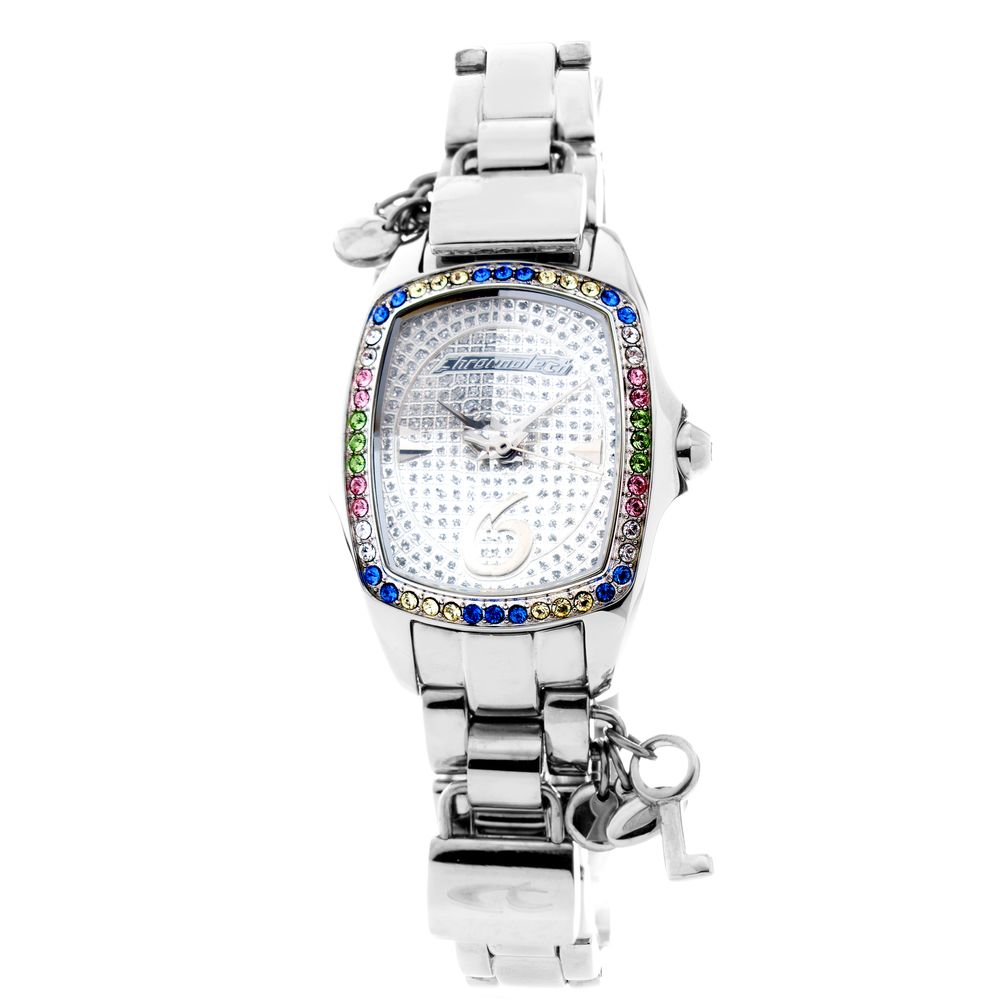 Chronotech Women's Watch, Stylish Analog Dial, Silver Steel Bracelet