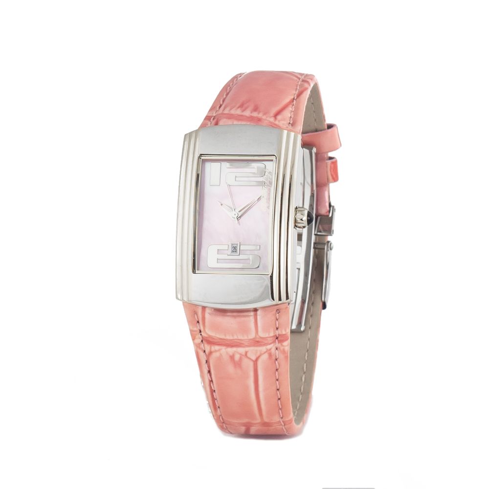 Chronotech Women's Watch, Analog Pink Dial, Multicolour Leather Strap