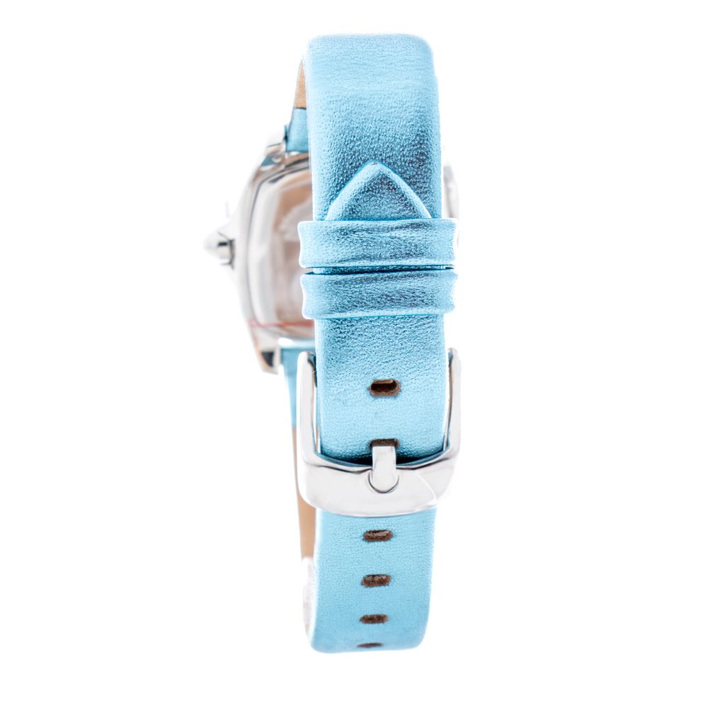 Chronotech Women's Watch, Blue Dial, Blue Leather Strap