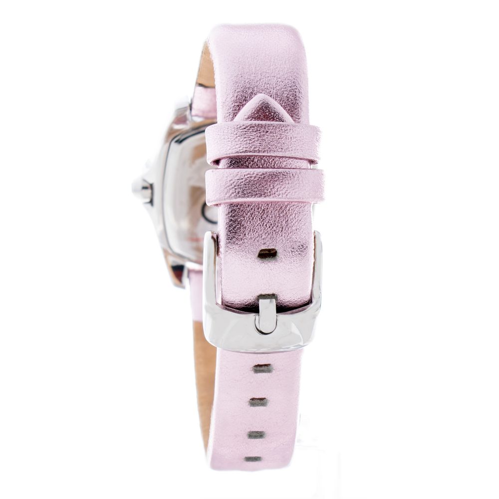 Chronotech Women’s Watch, Elegant Pink Dial, Multicolour Leather Strap