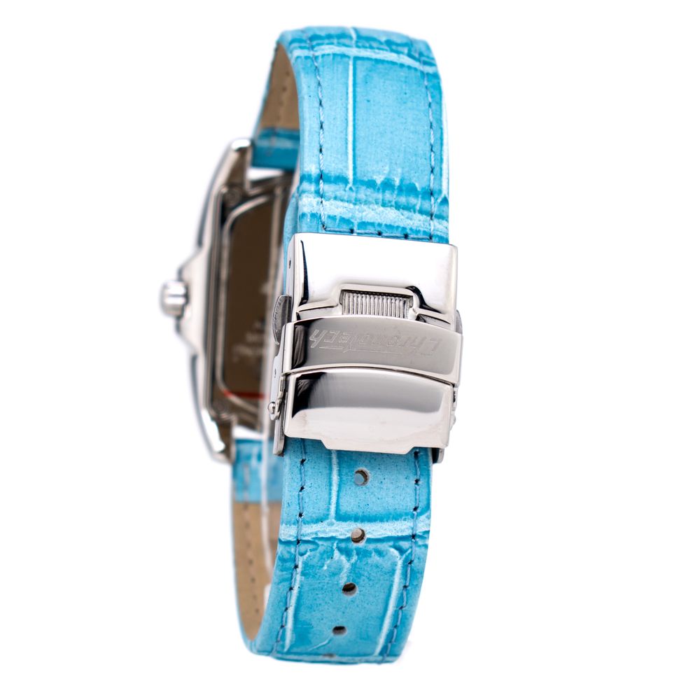 Chronotech Women’s Watch, Blue Dial, Leather Strap
