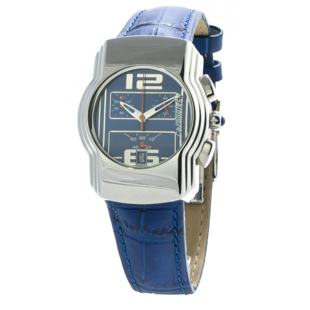 Chronotech Women's Watch, Stylish Blue Dial, Leather Strap
