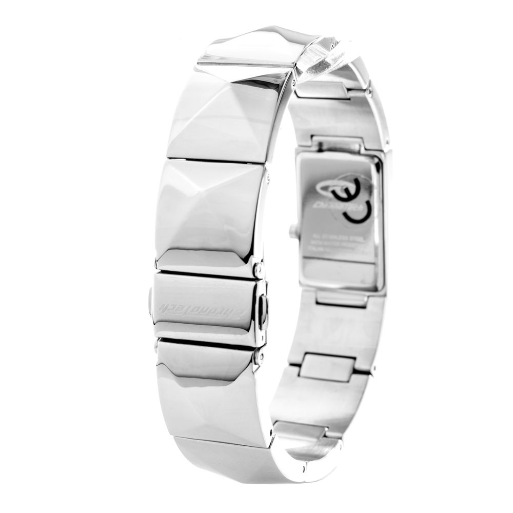 Chronotech Men’s Watch, Sleek Analog Dial, Silver Steel Bracelet