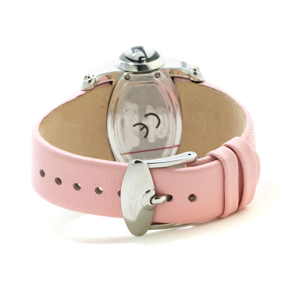 Chronotech Women’s Watch, Stylish Analog Dial, Pink Leather Strap