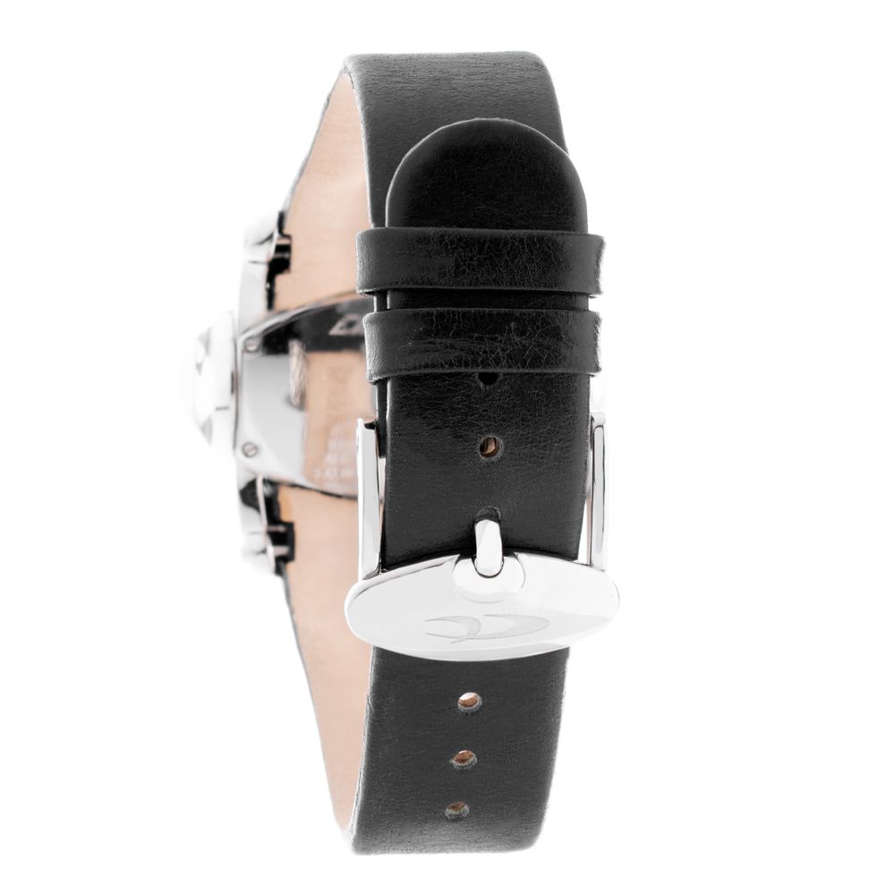 Chronotech Men's Watch, Classic Analog Dial, Black Leather Strap