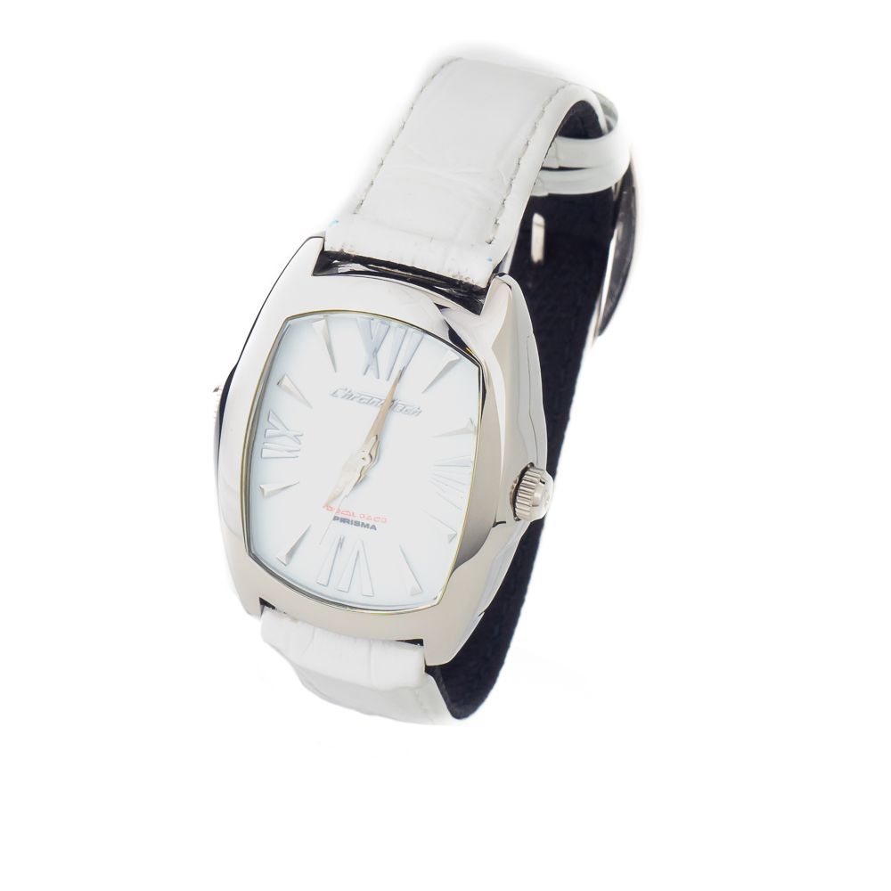 Chronotech Men's Watch, Sleek Analog Dial, Black Leather Strap