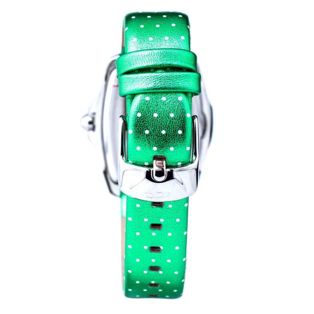 Chronotech Watch, Green Dial, Green Leather Strap