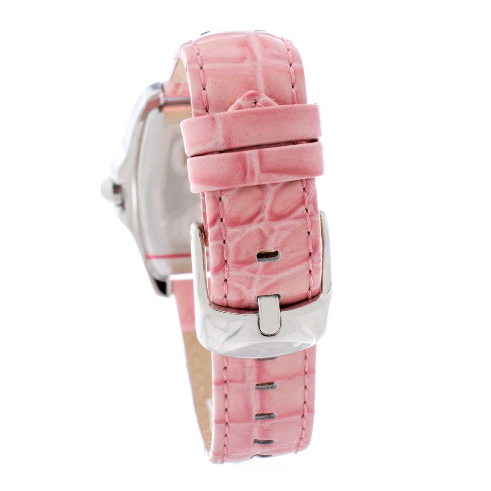 Chronotech Women's Watch, Stylish Multicolour Dial, Pink Leather Strap