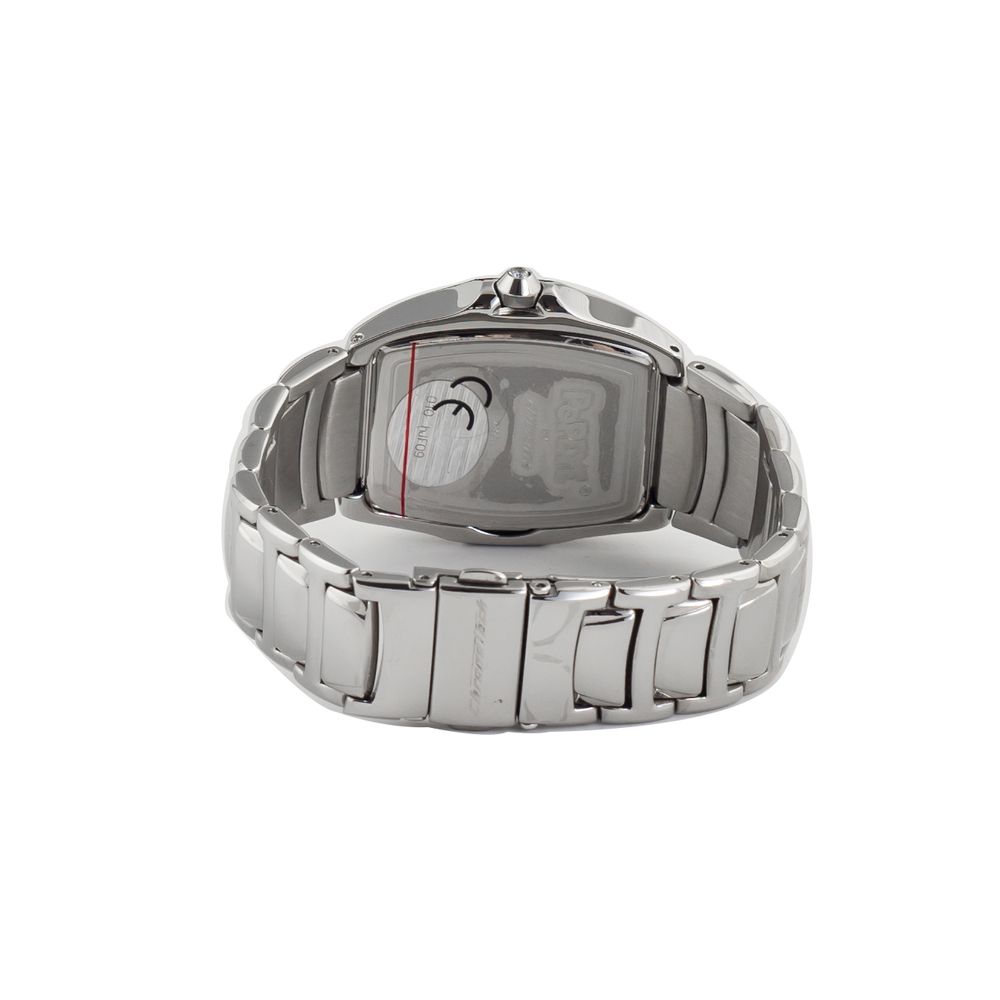 Chronotech Women's Watch, Bold Pink Dial, Silver Steel Bracelet