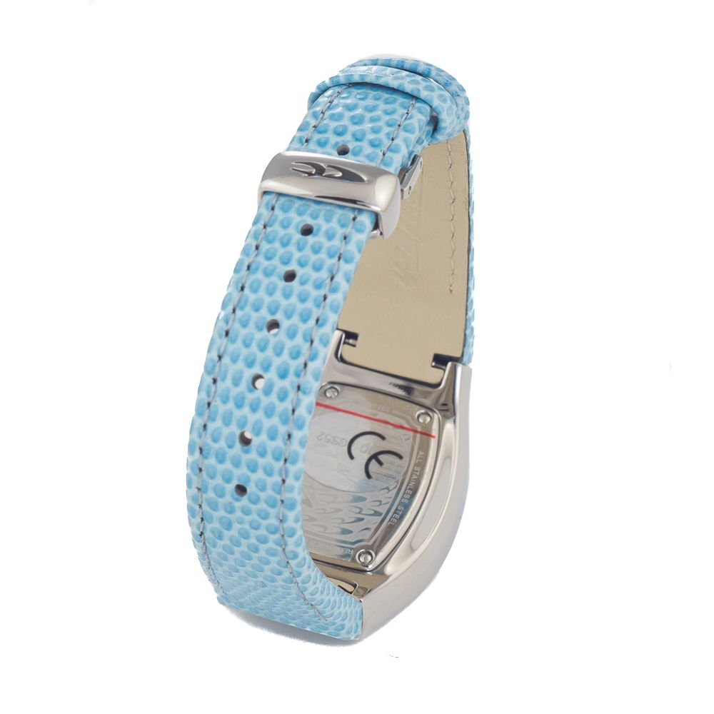 Chronotech Men's Watch, Striking Blue Dial, Blue Leather Strap