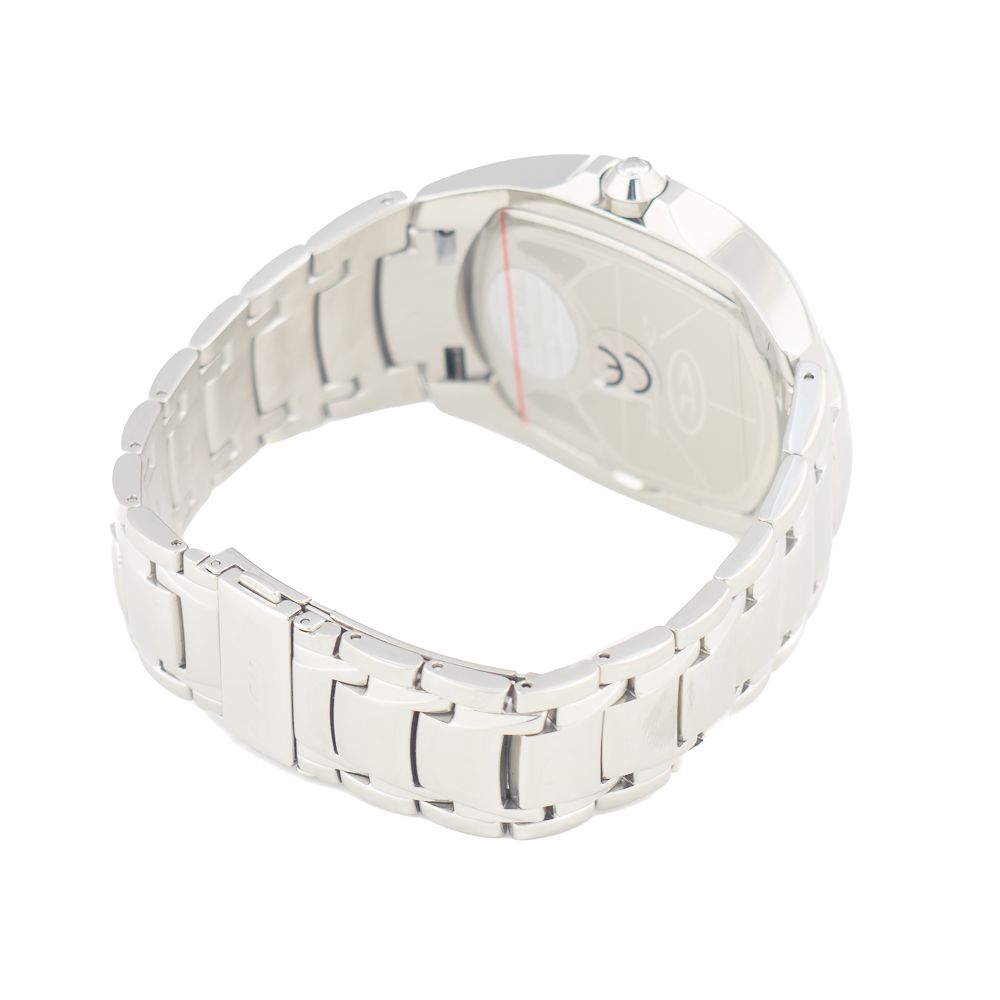 Chronotech Unisex Watch, Brown Dial, Silver Steel Bracelet
