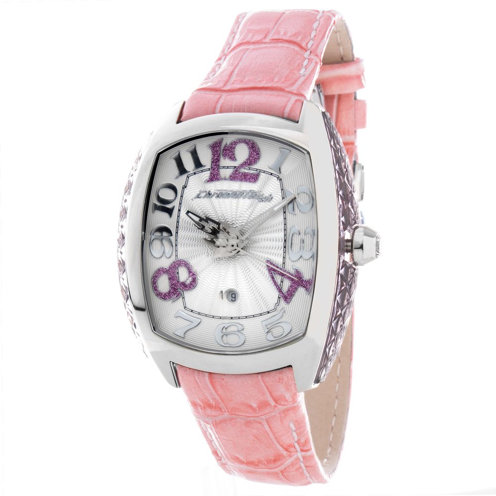 Chronotech Watch, Elegant Analog Display, Multicolour Leather Strap