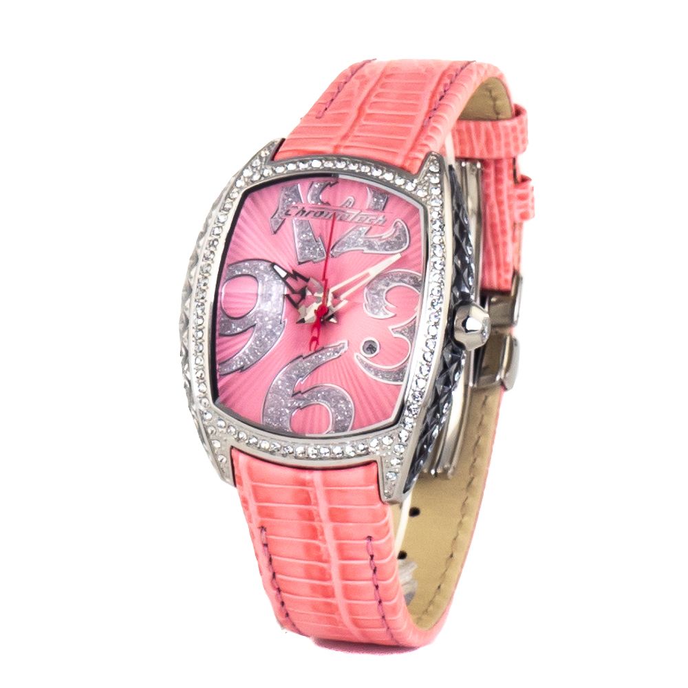 Chronotech Women's Watch, Chic Analog Dial, Multicolor Leather Strap