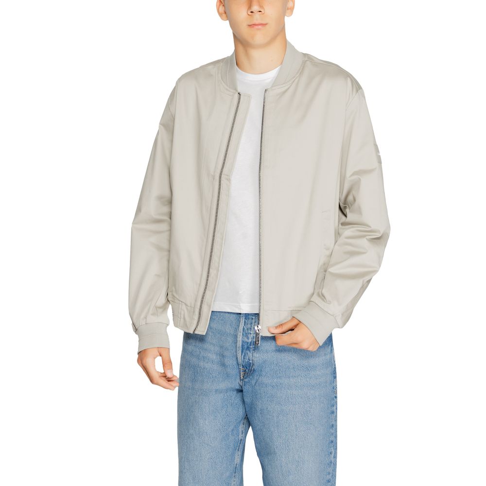 Gray Organic Cotton Jacket for Men