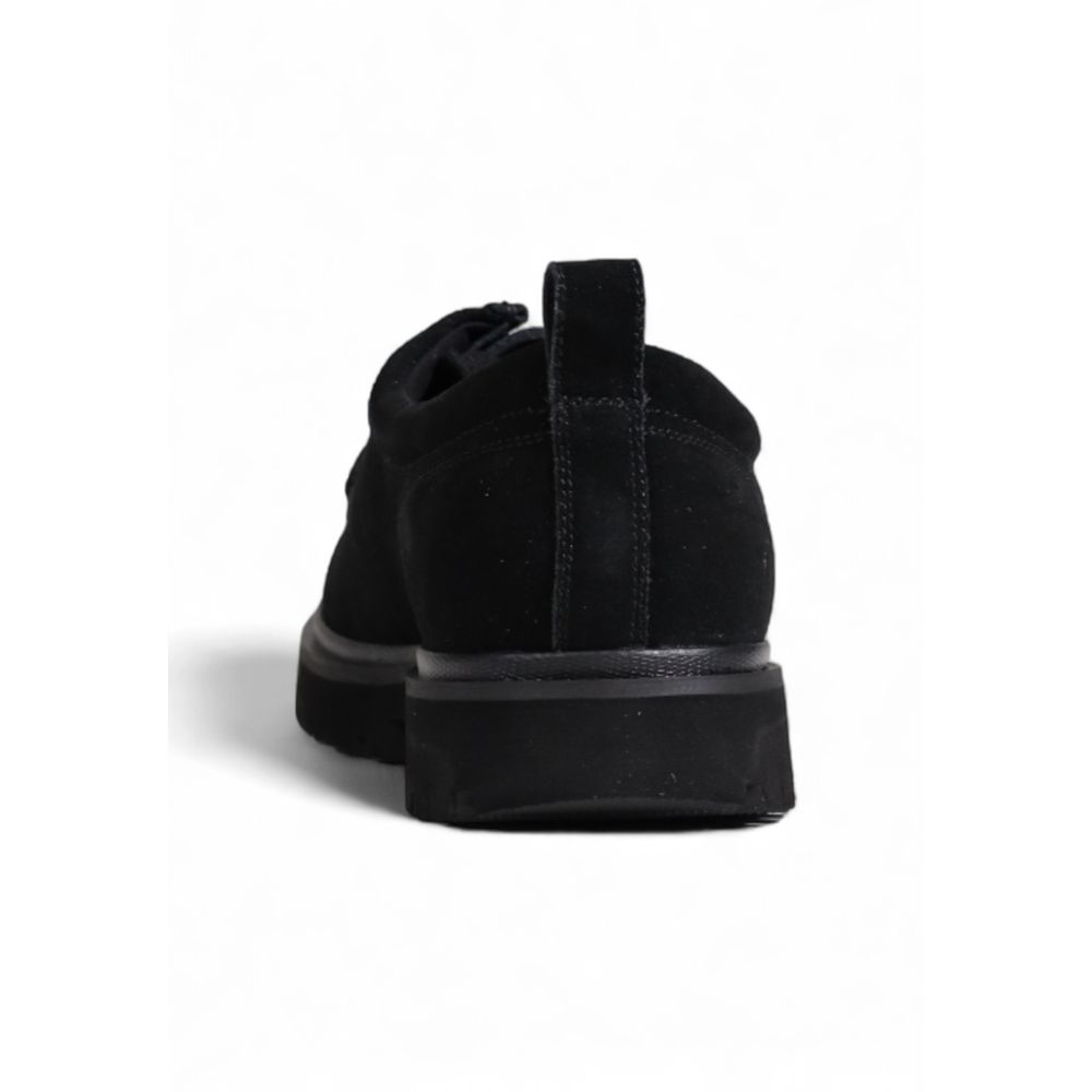 Calvin Klein Black Suede Leather Casual Shoes for Men
