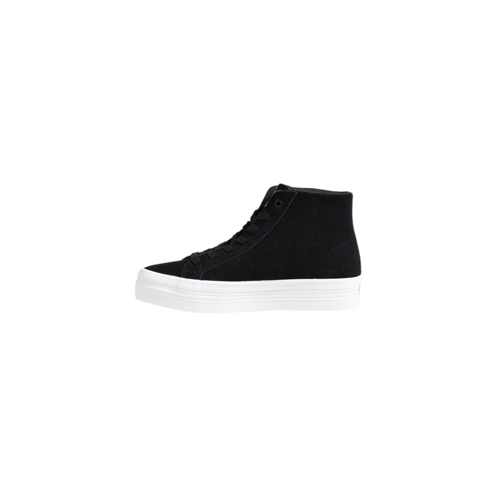 Calvin Klein Jeans Black Suede Leather Sneaker for Women
